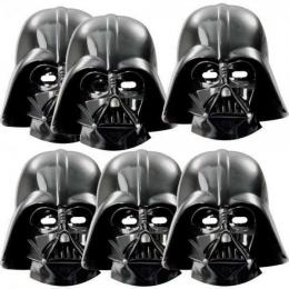 PROCOS Maska na obliej Darth Vader Hvzdn vlky set 6ks karton - zvtit obrzek