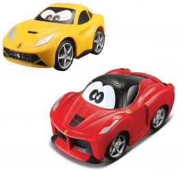 BBURAGO Auto Ferrari baby autko vesel s oima 2 druhy plast - zvtit obrzek