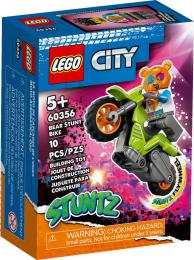 LEGO CITY Medvd a kaskadrsk motorka 60356 STAVEBNICE