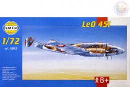 SMR Model letadlo Leo 451 1:72 (stavebnice letadla)