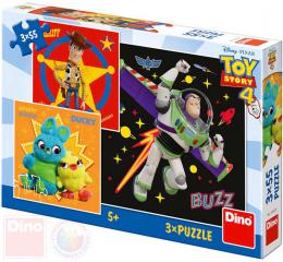 DINO Puzzle Toy Story (Pbh hraek) 18x18cm skldaka 3x55 dlk - zvtit obrzek