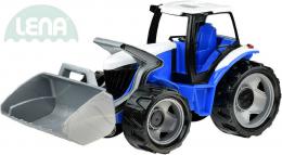 LENA Traktor se lc 69cm modro-ed plast 02055 - zvtit obrzek