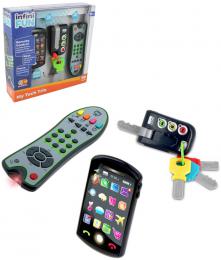 TECH TOO Trio baby set smartphone + klíèe + ovladaè na baterie Svìtlo Zvuk