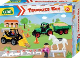 LENA Baby Truckies Farma set 2 pracovn vozidla s figurkami a doplky - zvtit obrzek