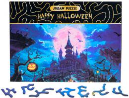 PUZZLE Happy Halloween Straideln zmek 75x50cm 468 dlk skldaka v krabici - zvtit obrzek