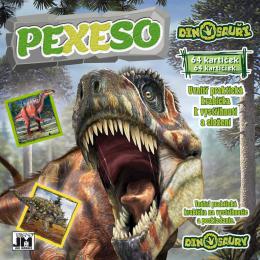 JIRI MODELS Pexeso v seitu Dinosaui s krabikou a omalovnkou - zvtit obrzek