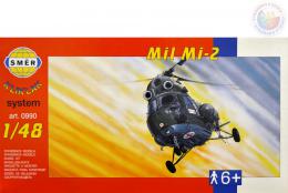 SMR Model helikoptra VRTULNK Mi 2  1:48 (stavebnice vrtulnku)