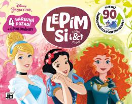 JIRI MODELS Lepím si znovu Disney Princezny zábava se samolepkami