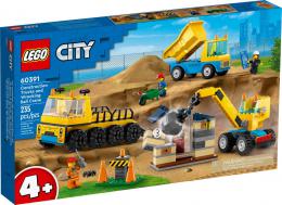 LEGO CITY Vozidla ze stavby a demolin koule 60391 STAVEBNICE - zvtit obrzek