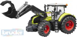 BRUDER 03013 Traktor Claas Axion 950 s elnm nakladaem 1:16 plast