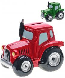 KIDS GLOBE Pokladnika traktor retro porcelnov kasika 2 barvy - zvtit obrzek