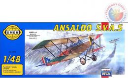 SMR Model letadlo Ansaldo SVA 5 1:48 (stavebnice letadla) - zvtit obrzek