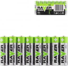 Baterie RAVER LR6/AA Alkaline Ultra 1,5V set 8ks ve flii - zvtit obrzek