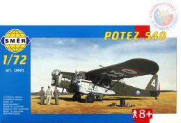 SMR Model letadlo Potez 540  1:72 (stavebnice letadla)