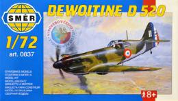 SMR Model letadlo Dewoitine D520 1:72 (stavebnice letadla) - zvtit obrzek