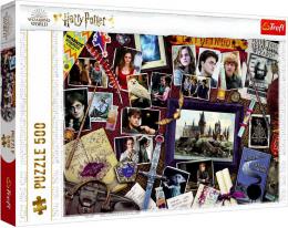 TREFL PUZZLE Harry Potter Bradavick vzpomnky 48x34cm 500 dlk skldaka - zvtit obrzek