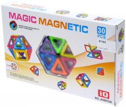 Stavebnice magnetick 30ks Magic Magnetic 30 dlk v krabici - zvtit obrzek