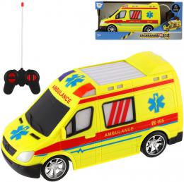 RC Auto ambulance 20cm sanitka na vyslaku 27MHz na baterie Svtlo