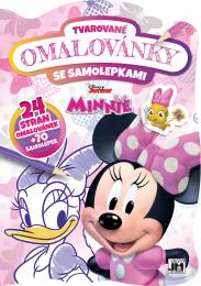 JIRI MODELS Omalovnky tvarovan + samolepky Minnie Mouse - zvtit obrzek