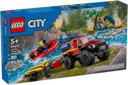 LEGO CITY Auto hasisk vz 4x4 a zchrann lun 60412 STAVEBNICE - zvtit obrzek