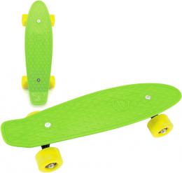 Skateboard dtsk pennyboard zelen 43cm plastov osy lut kola