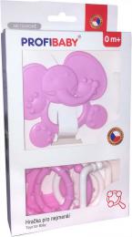 PROFIBABY Baby chrasttko slon s tvary pro miminko v krabici - zvtit obrzek