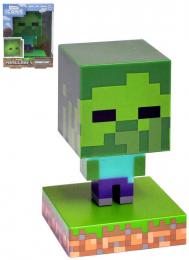 Stolní lampièka Minecraft Zombie Icon Light 10cm na baterie LED Svìtlo