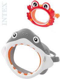 INTEX Brýle potápìèské maska pro dìti do vody zvíøátko 2 druhy 55915