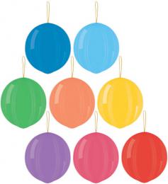 GEMAR Balnek nafukovac punch ball pastelov s gumikou 45/141 8 barev GPB1 - zvtit obrzek