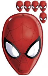 KARNEVAL Maska Spiderman 23cm set 6ks *KARNEVALOV DOPLNK*