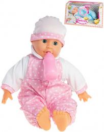 Baby panenka Bambolina Amore miminko set s lahvikou s melodiemi na baterie Zvuk - zvtit obrzek