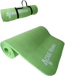 ACRA Podložka fitness na cvièení NBR Yoga Mat 183x61cm zelená