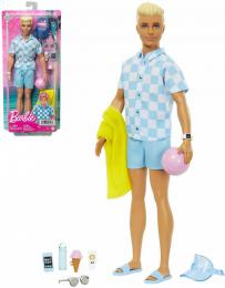 MATTEL BRB Barbie pank Ken na pli hern set s doplky v krabici