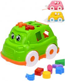 Baby autko set s vkldacmi tvary rzn barvy vkldaka pro miminko - zvtit obrzek