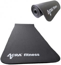 ACRA Podložka fitness na cvièení NBR Yoga Mat 183x61cm èerná
