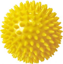 ACRA Míèek masážní 7,5cm žlutý balónek ježek s bodlinkami v krabici