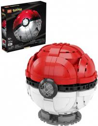 MEGA CONSTRUX Pokémon Jumbo Pokeball 13cm na baterie Svìtlo STAVEBNICE