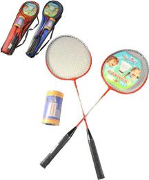 Badmintonový set pálka 63cm 2ks + míèek ve vaku 2 barvy