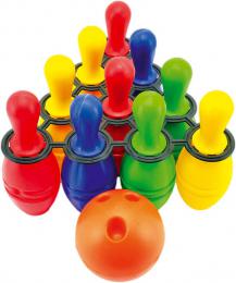MAD Hra Bowling kuelky barevn 21cm set 10ks s koul plast v sce - zvtit obrzek
