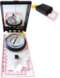 ACRA Buzola kompas s otevracm krytem a zrctkem 12x6cm - zvtit obrzek