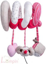 LUMPIN PLY Baby spirla rov Koka Angelique s hrakami pro miminko - zvtit obrzek