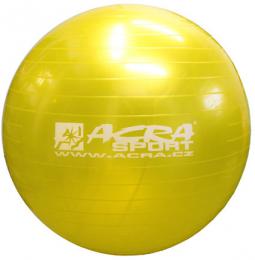 ACRA Míè gymnastický žlutý 85cm fitness balon rehabilitaèní do 150kg