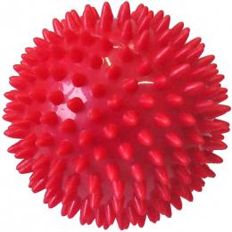 ACRA Míèek masážní 7,5cm èervený balónek ježek s bodlinkami v krabici