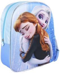 Batùžek dìtský  Frozen 3D (Ledové Království) 25x31cm s kapsou na láhev