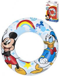 BESTWAY Kruh nafukovac Mickey Mouse 56cm plavac kolo do vody 91004
