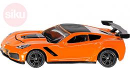 SIKU Auto oranov sportovn Chevrolet Corvette ZR1 kovov model blister 1534 - zvtit obrzek