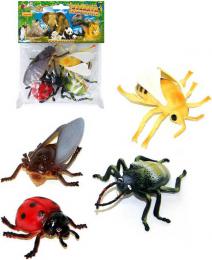 Hmyz insekt set 4ks v sku 6-12cm guma - zvtit obrzek