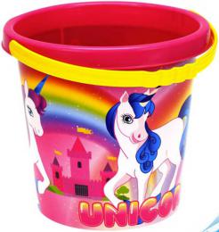 Baby kbelk na psek jednoroec 17cm holi rov s obrzkem Unicorn - zvtit obrzek