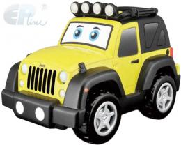 EP Line Baby autko Jeep s oima na baterie Svtlo Zvuk plast - zvtit obrzek