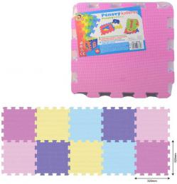 Mkk bloky barevn A 10ks pnov koberec baby puzzle podloka na zem - zvtit obrzek